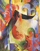 Franz Marc Broken Forms (mk34) oil painting